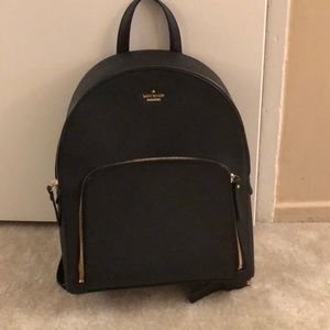 Black Leather Kate Spade Back Pack